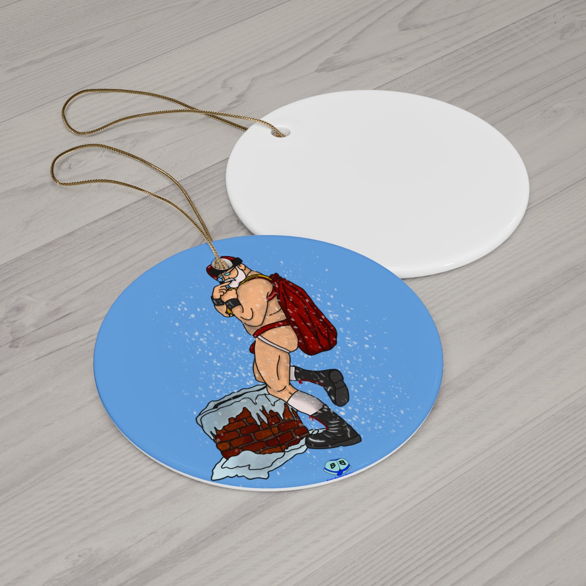 Ceramic Ornament - Santa's Sack