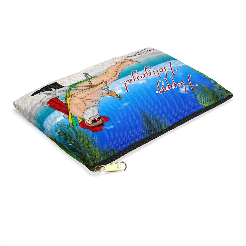 Zipper Gear Pouch - Ho Ho Holiday