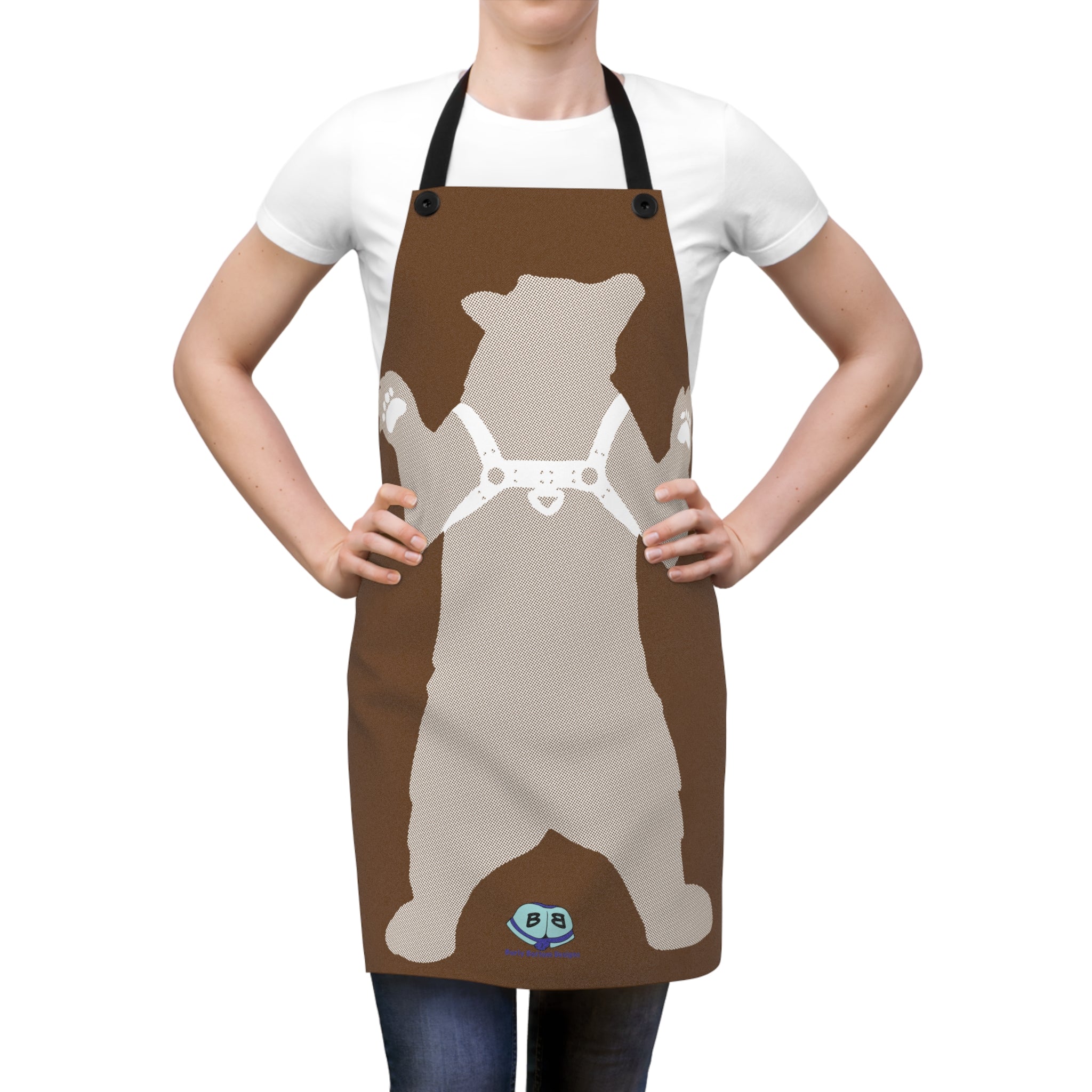 Apron - Leather Bear