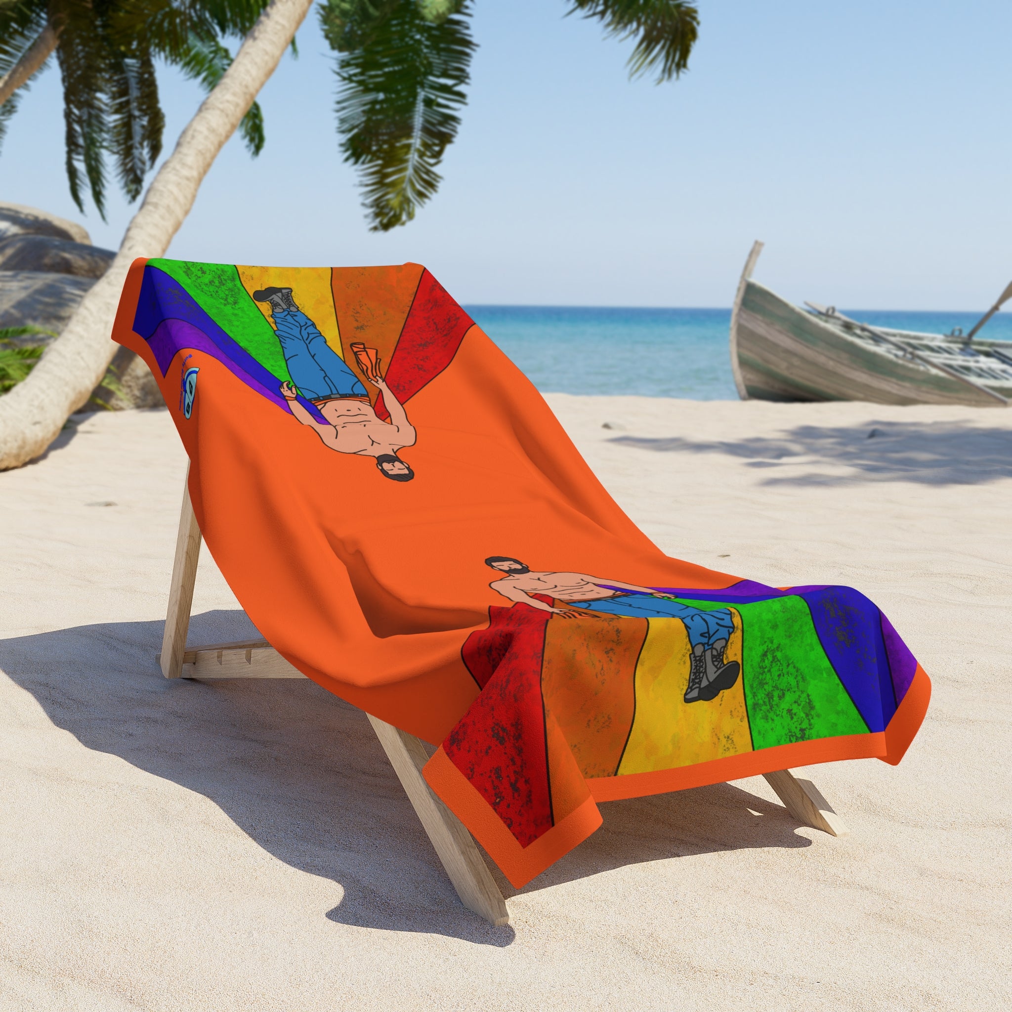 Beach Towel - Rainbow Road