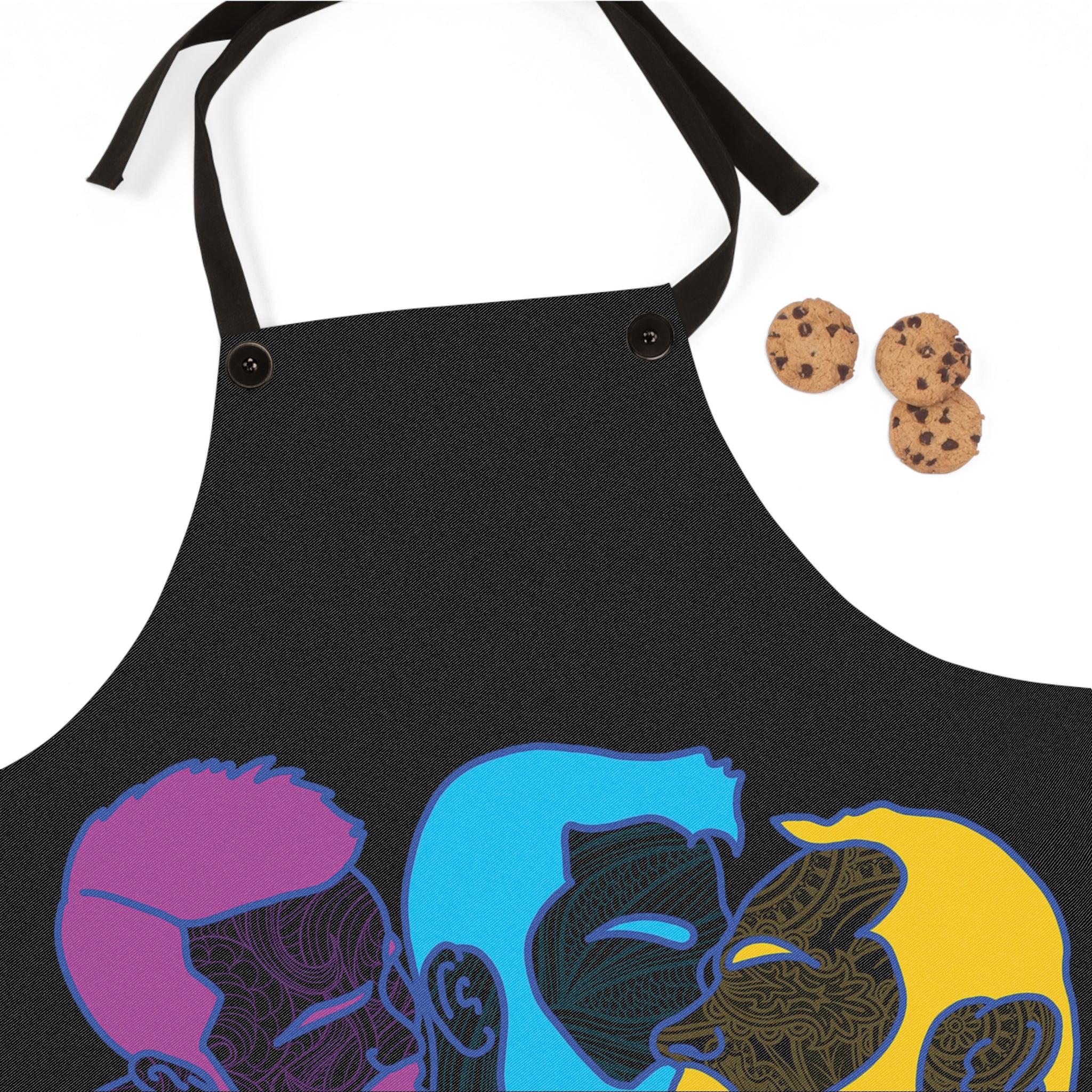 Apron - Throuple Pop Art