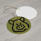 Ceramic Ornament - Cum Pig