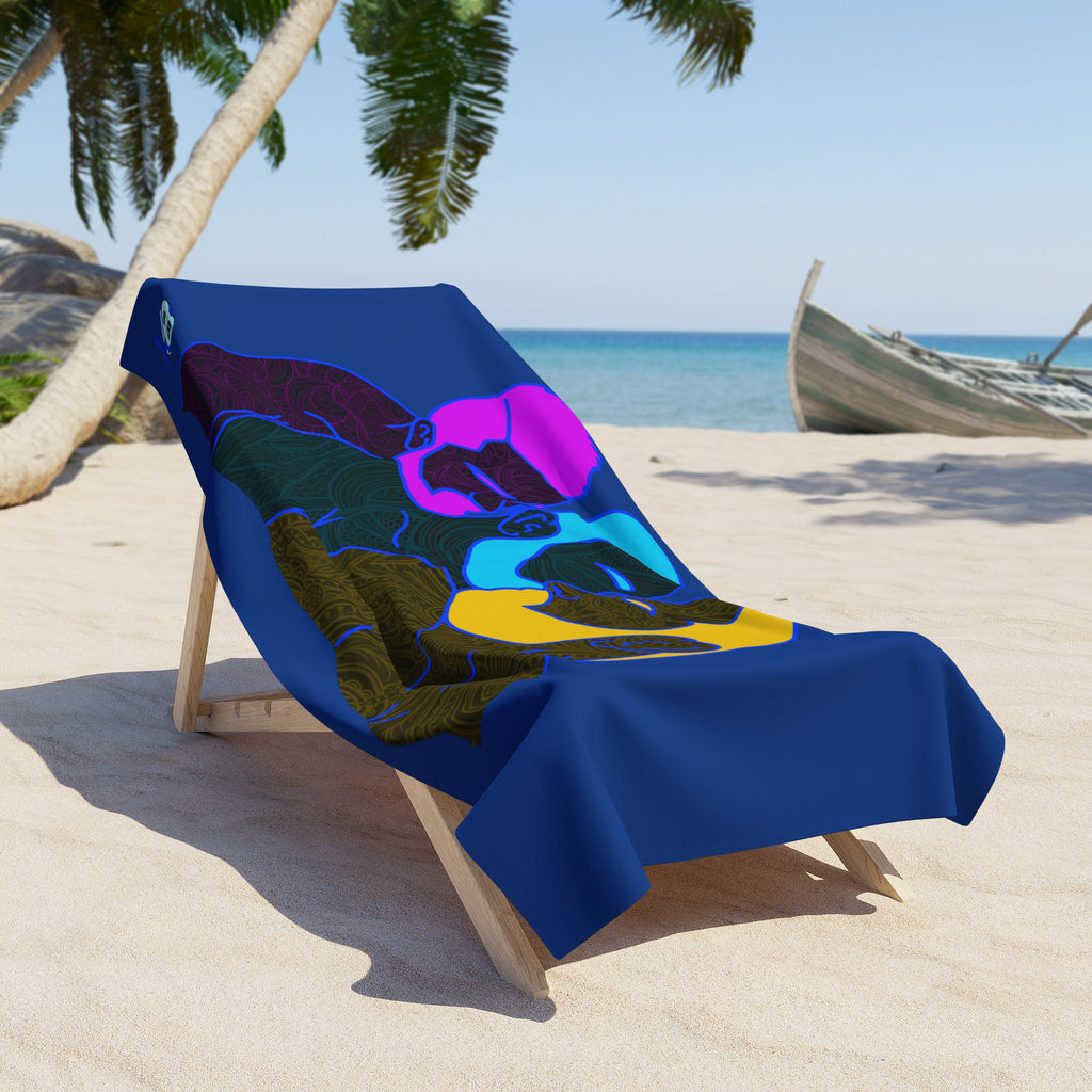 Beach Towel - Throuple Pop Art