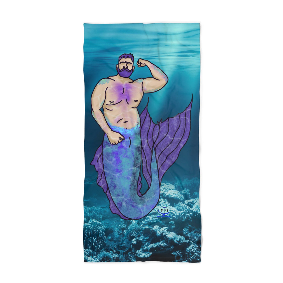 Beach Towel - MerCub Purple