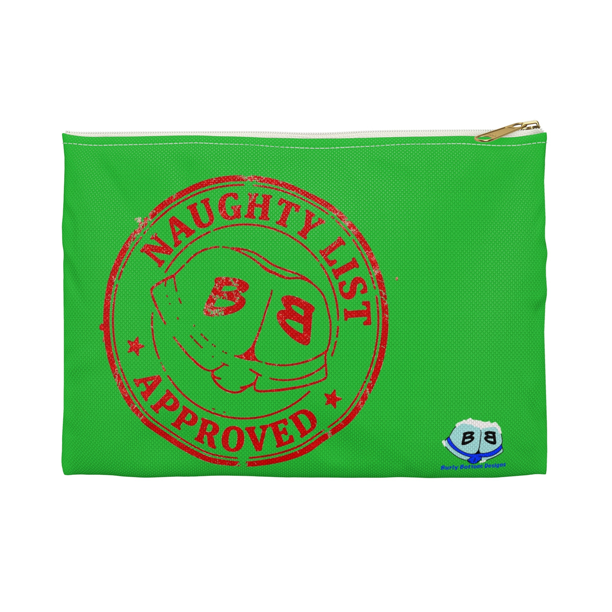 Zipper Gear Pouch - Naughty List Approved