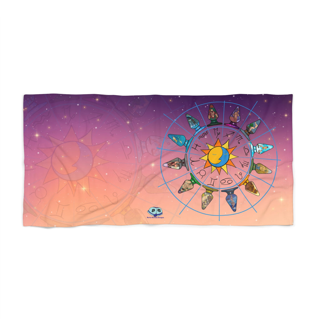 Beach Towel - Zodiac Butt Plug: Calendar