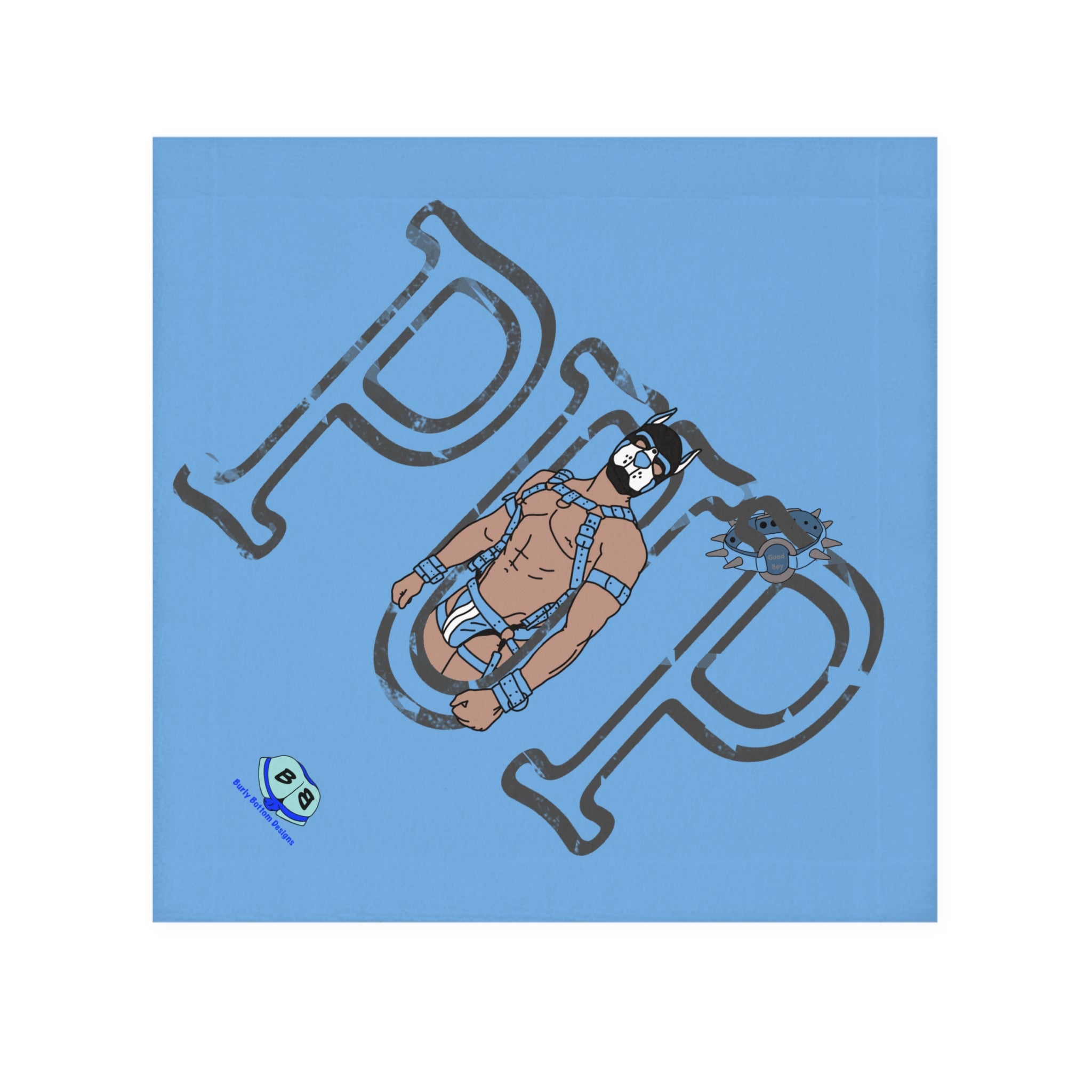 Cum Rag - Pup Sign (Blue)