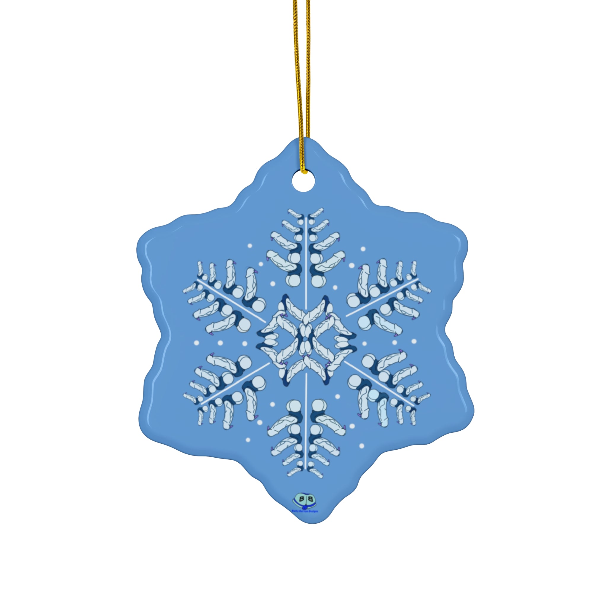 Ceramic Ornament - Snowflake