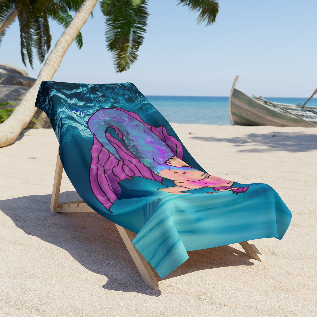 Beach Towel - MerCub Pink