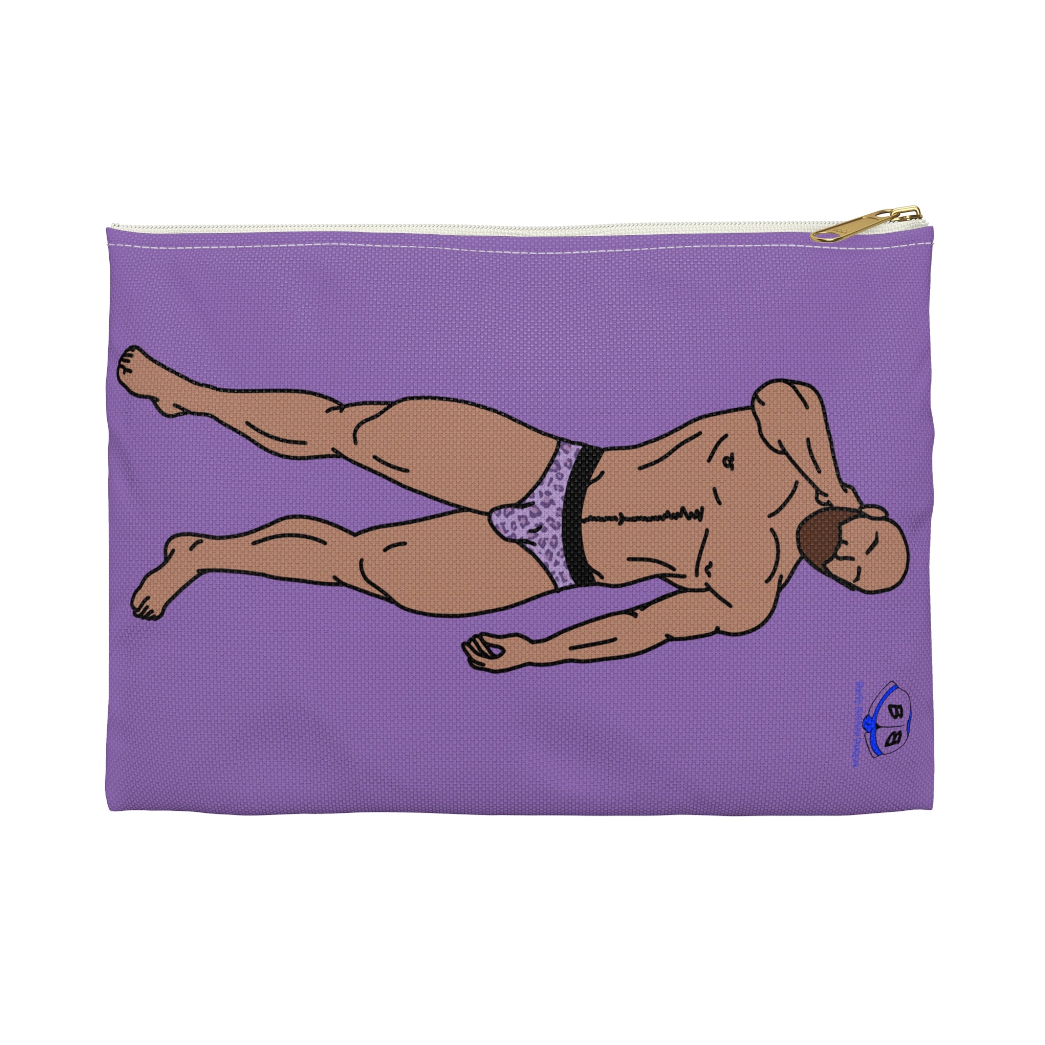 Zipper Gear Pouch - Leopard Print Briefs