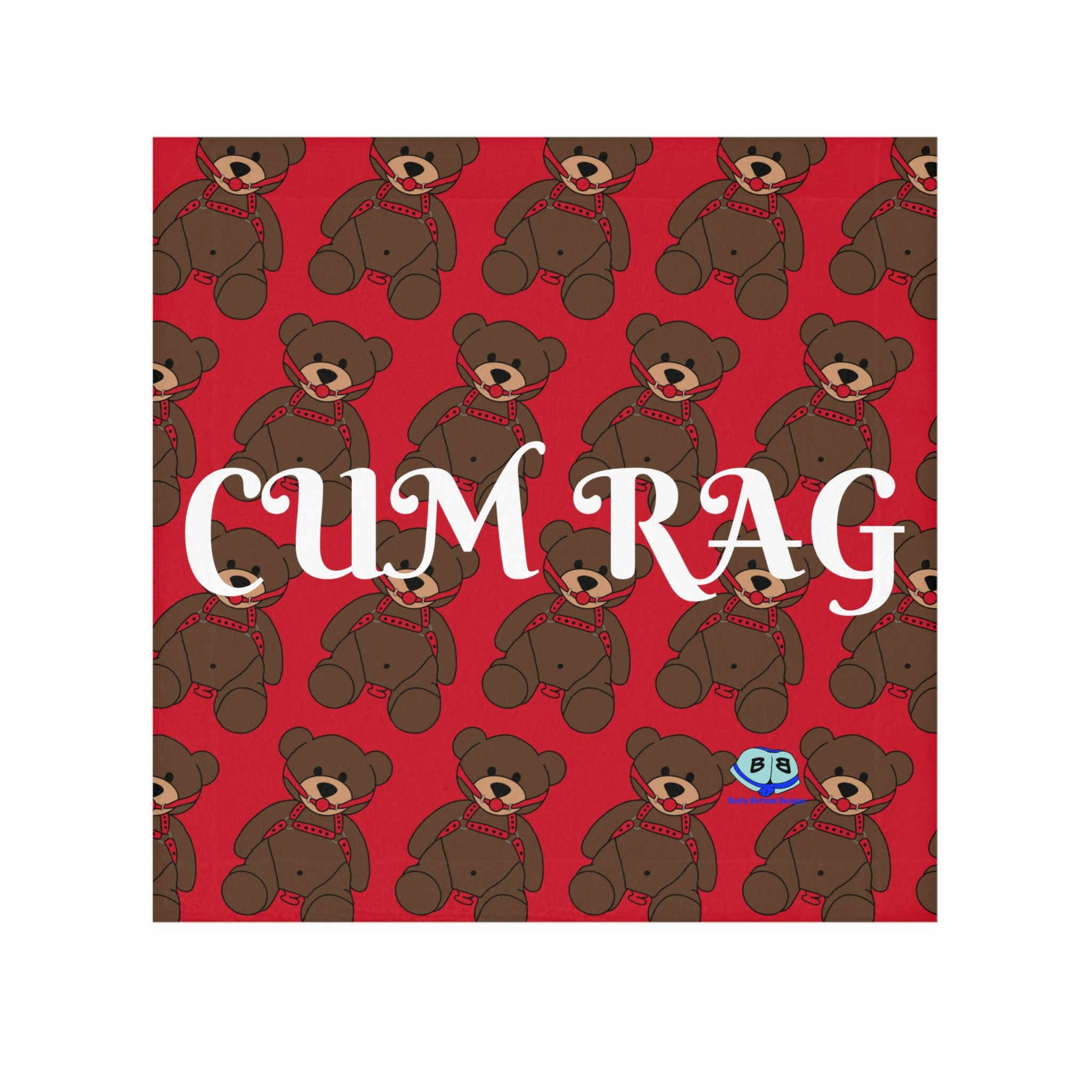 Cum Rag - Gagged Teddy Bear (Butt Plug)