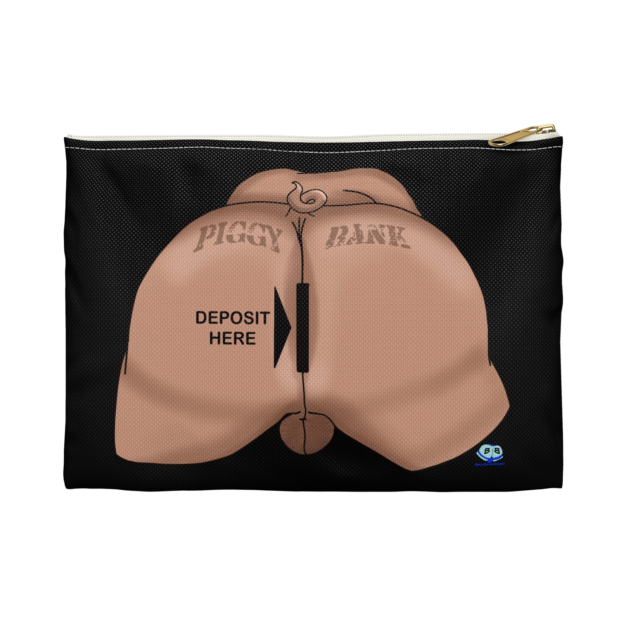 Zipper Gear Pouch - Piggy Bank