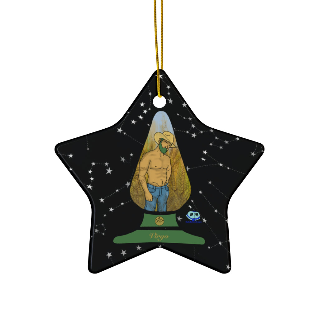 Ceramic Ornament - Zodiac Butt Plug: Virgo