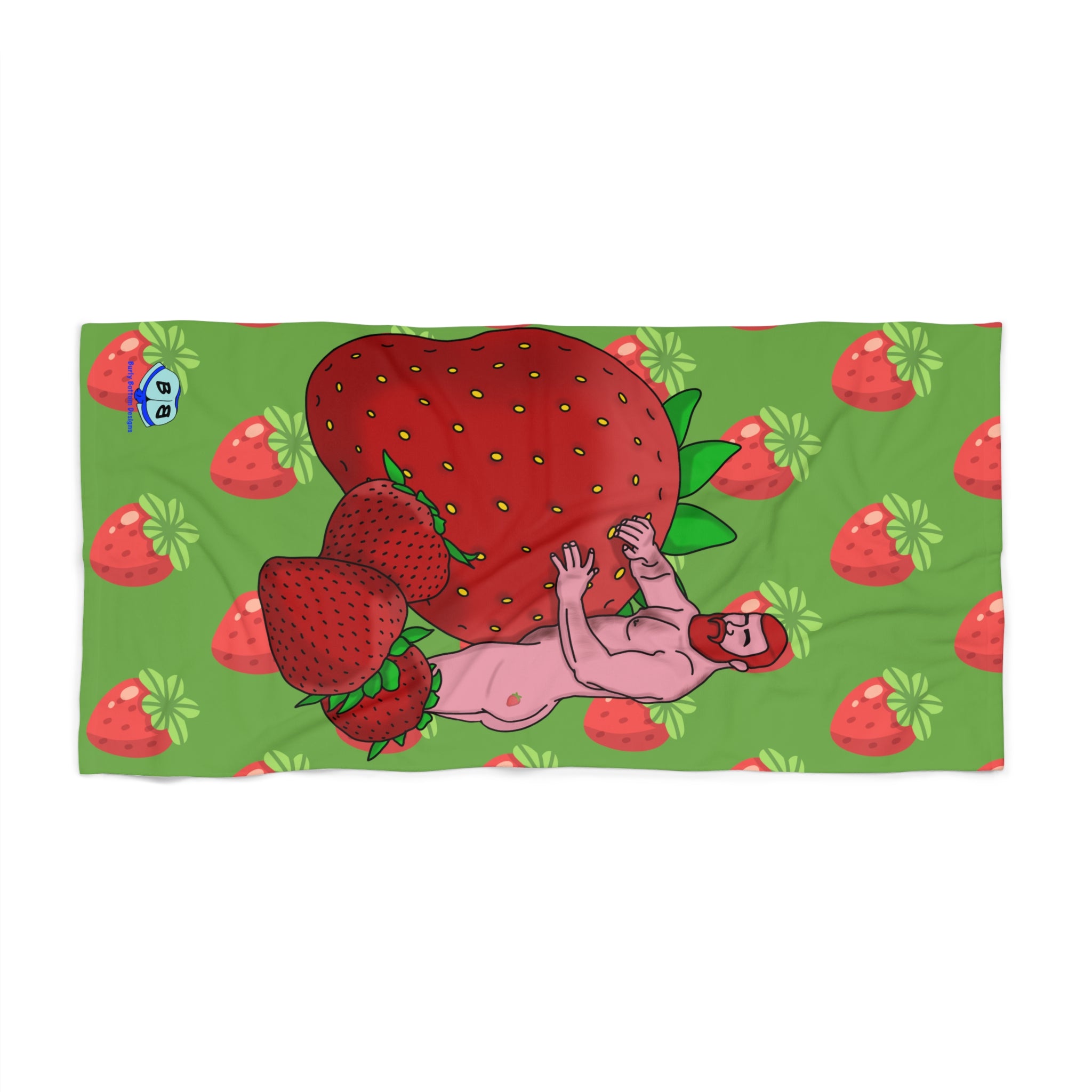 Beach Towel - Red and Wild