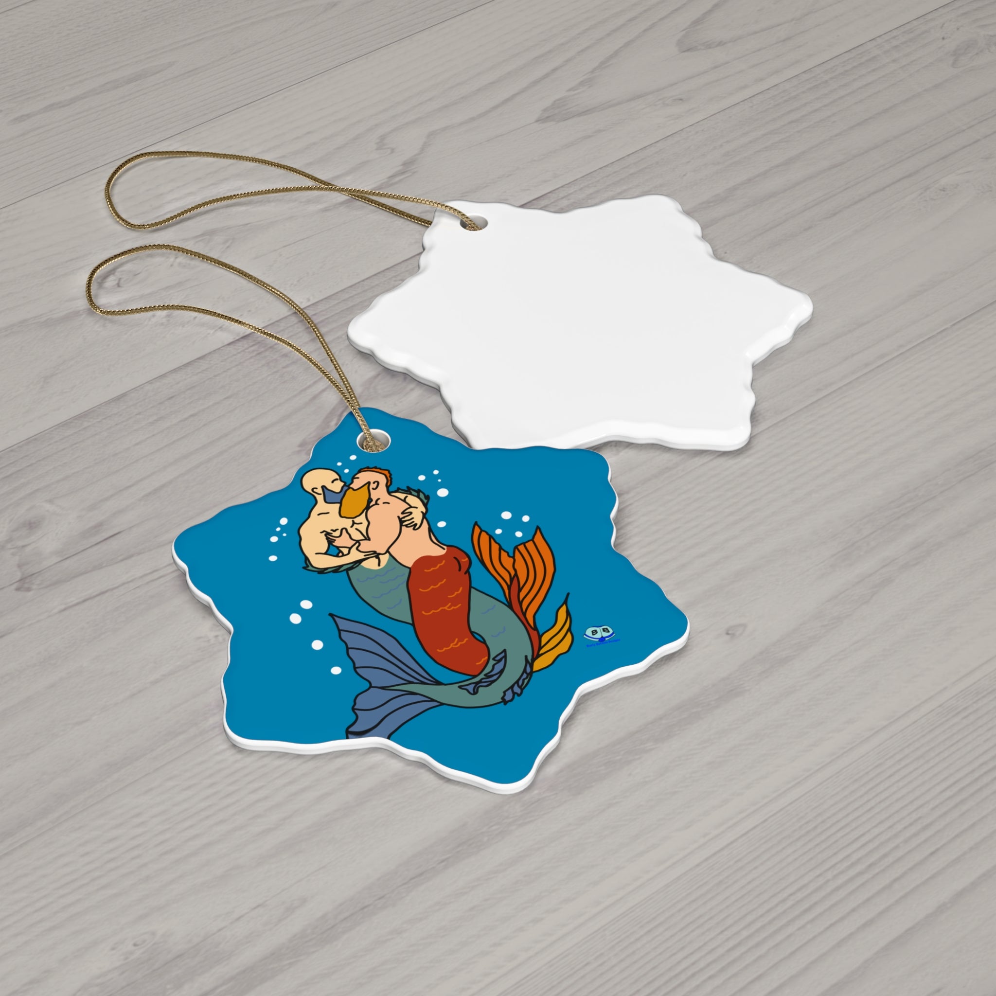 Ceramic Ornament - Mermen