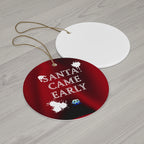 Ceramic Ornament - Santa Came Early