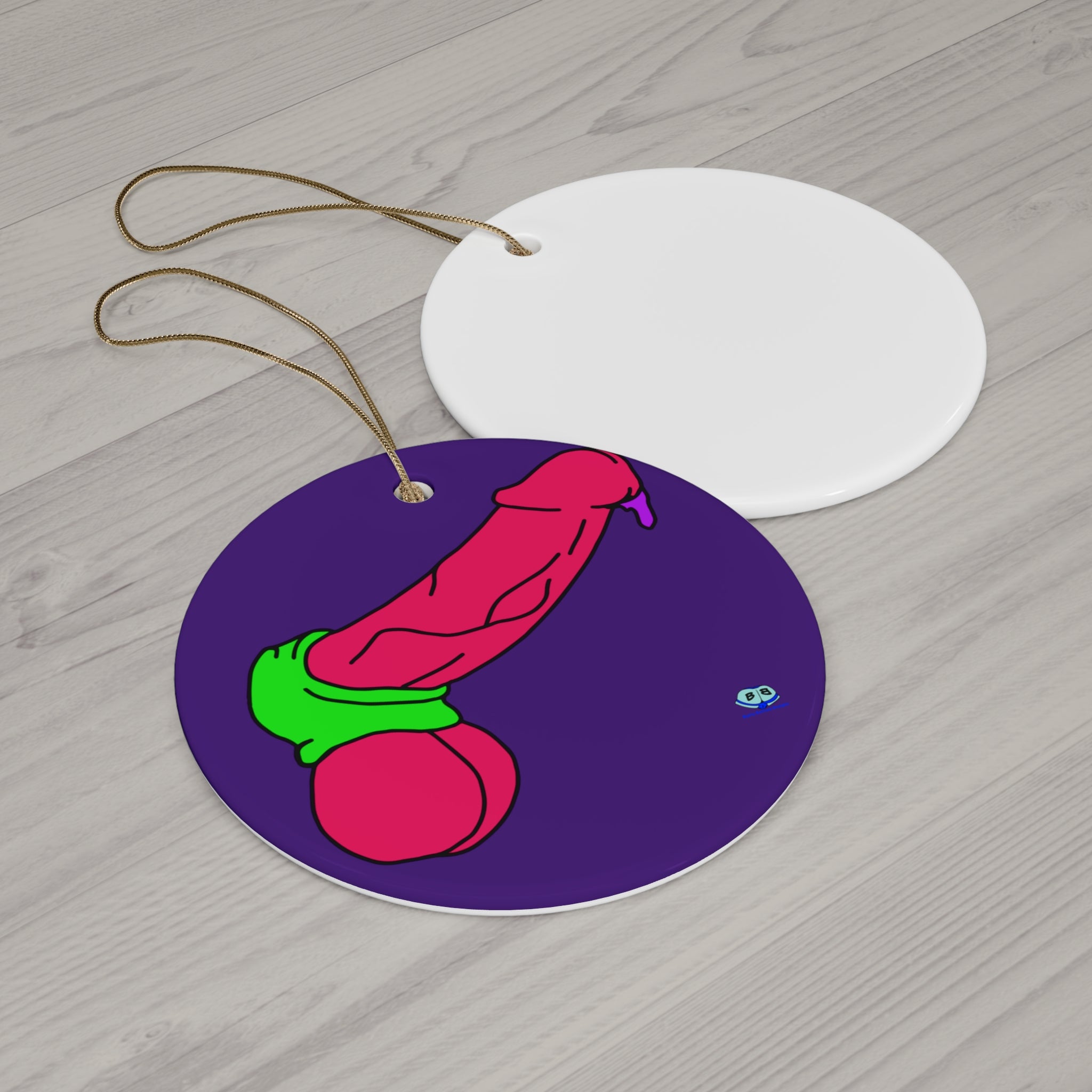 Ceramic Ornament - Cock and Ball Stretcher Pop Art