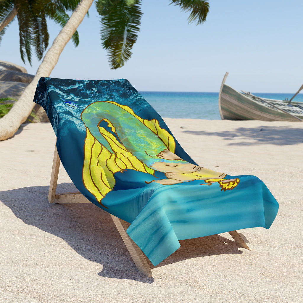 Beach Towel - MerCub Yellow