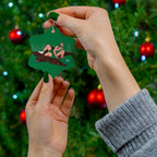 Ceramic Ornament - Bear Skin