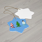 Ceramic Ornament - Holiday Butt Plugs