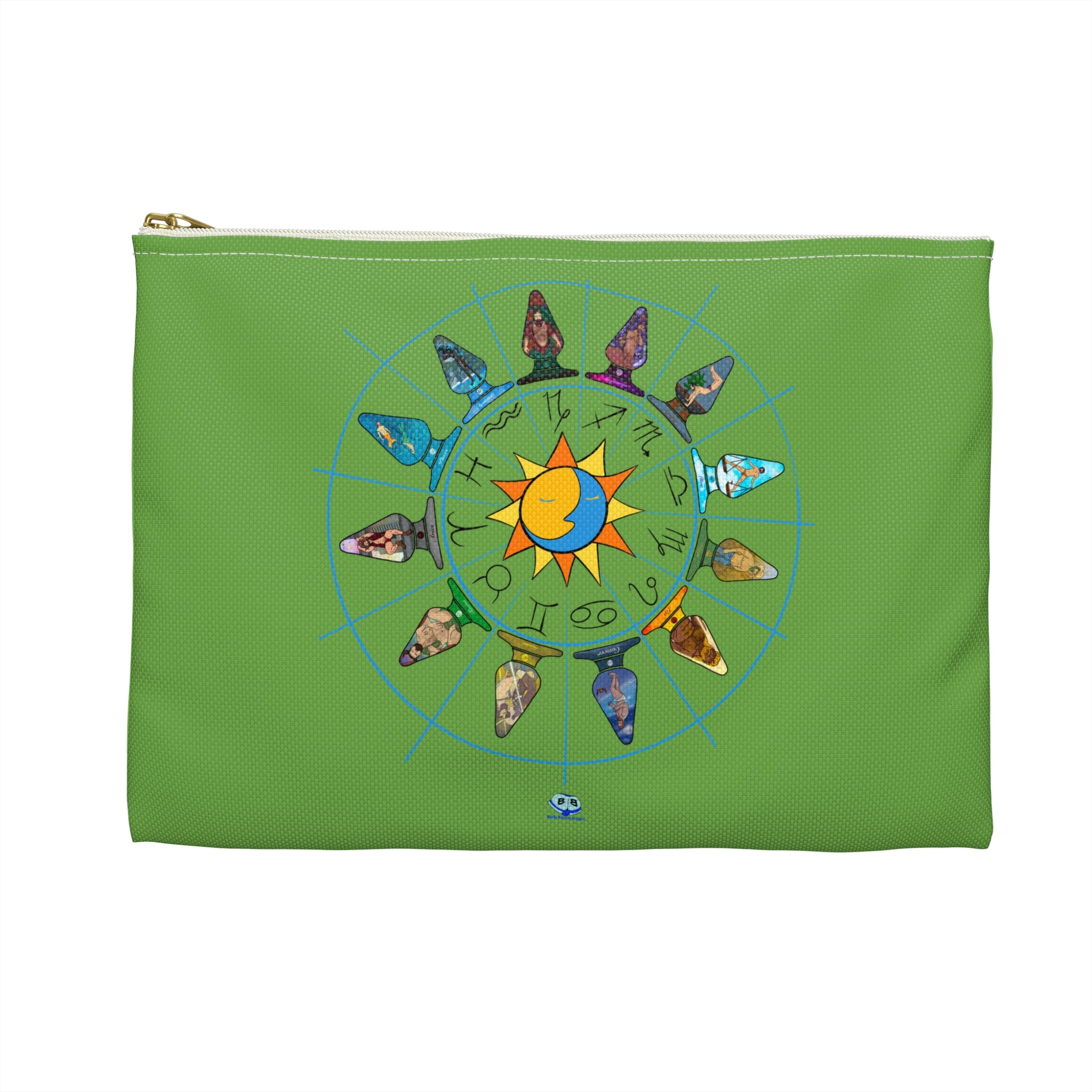 Zipper Gear Pouch - Zodiac Butt Plug: Taurus