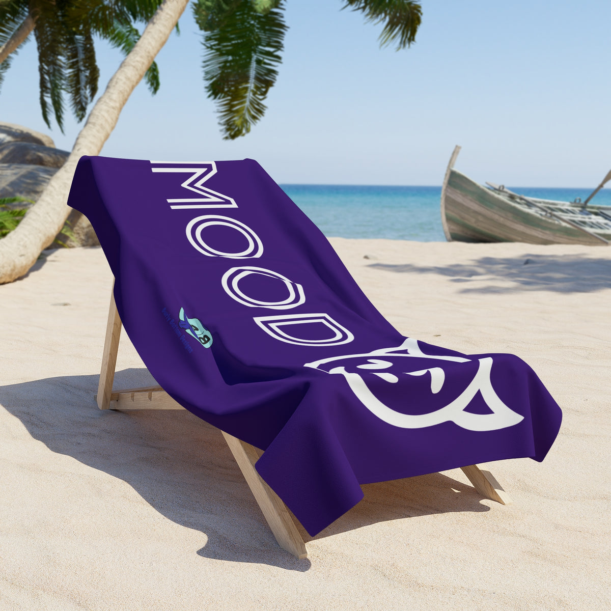 Beach Towel - Mood Devil Emoji