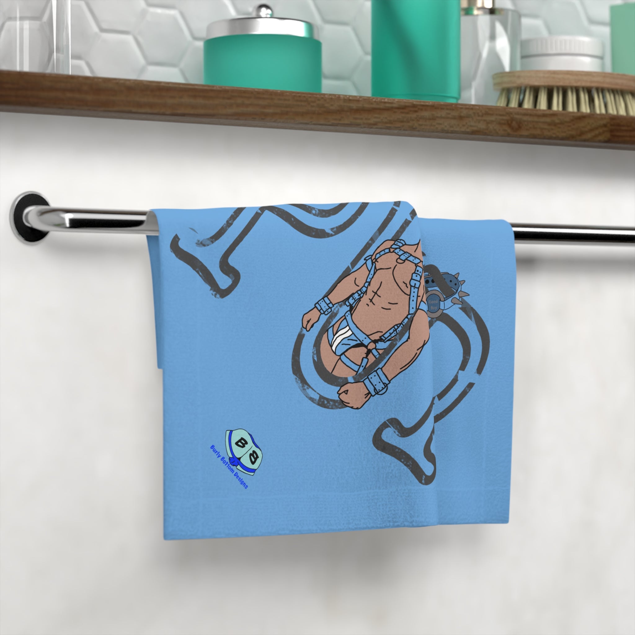 Cum Rag - Pup Sign (Blue)