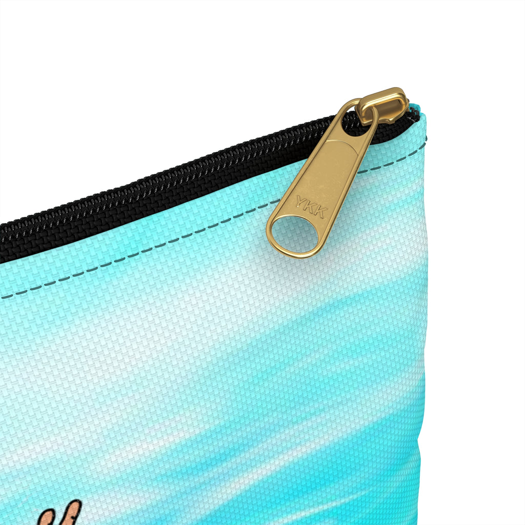 Zipper Gear Pouch - Peace, Love, and Doughnuts