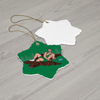 Ceramic Ornament - Bear Skin