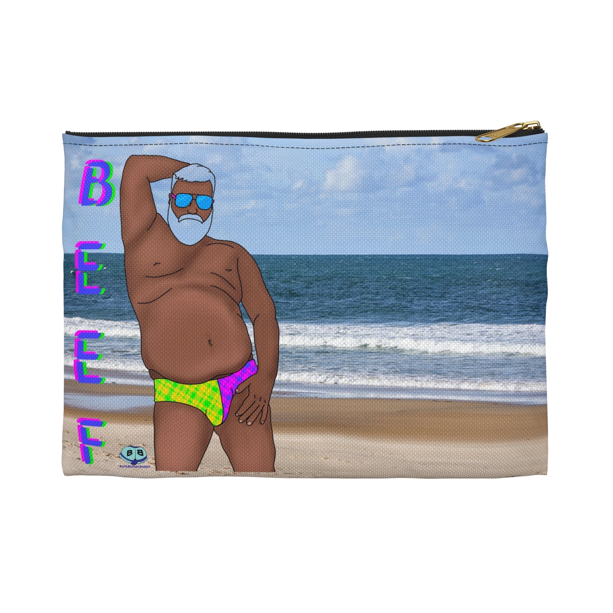 Zipper Gear Pouch - Beef