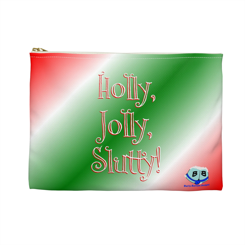 Zipper Gear Pouch - Holly, Jolly, Slutty