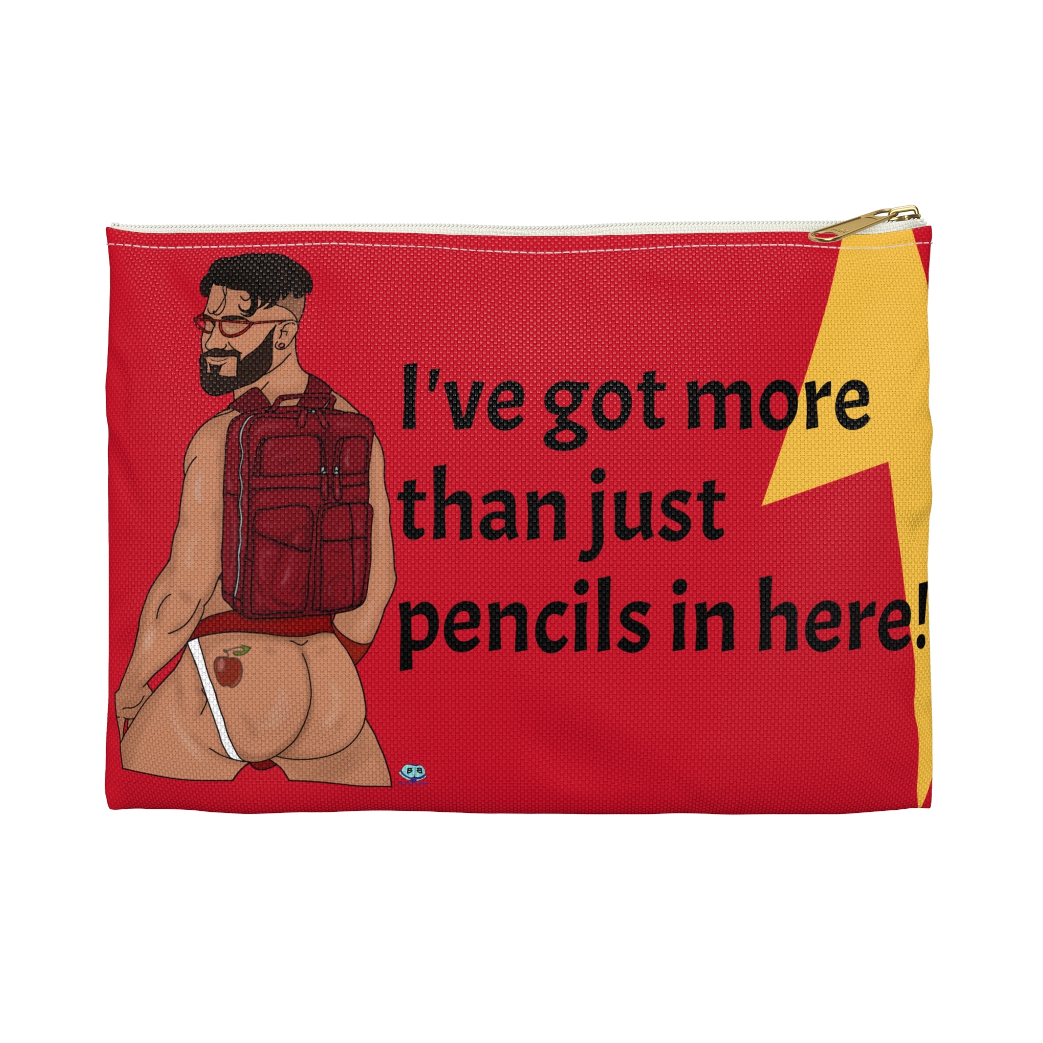 Zipper Gear Pouch - Apple Bottom