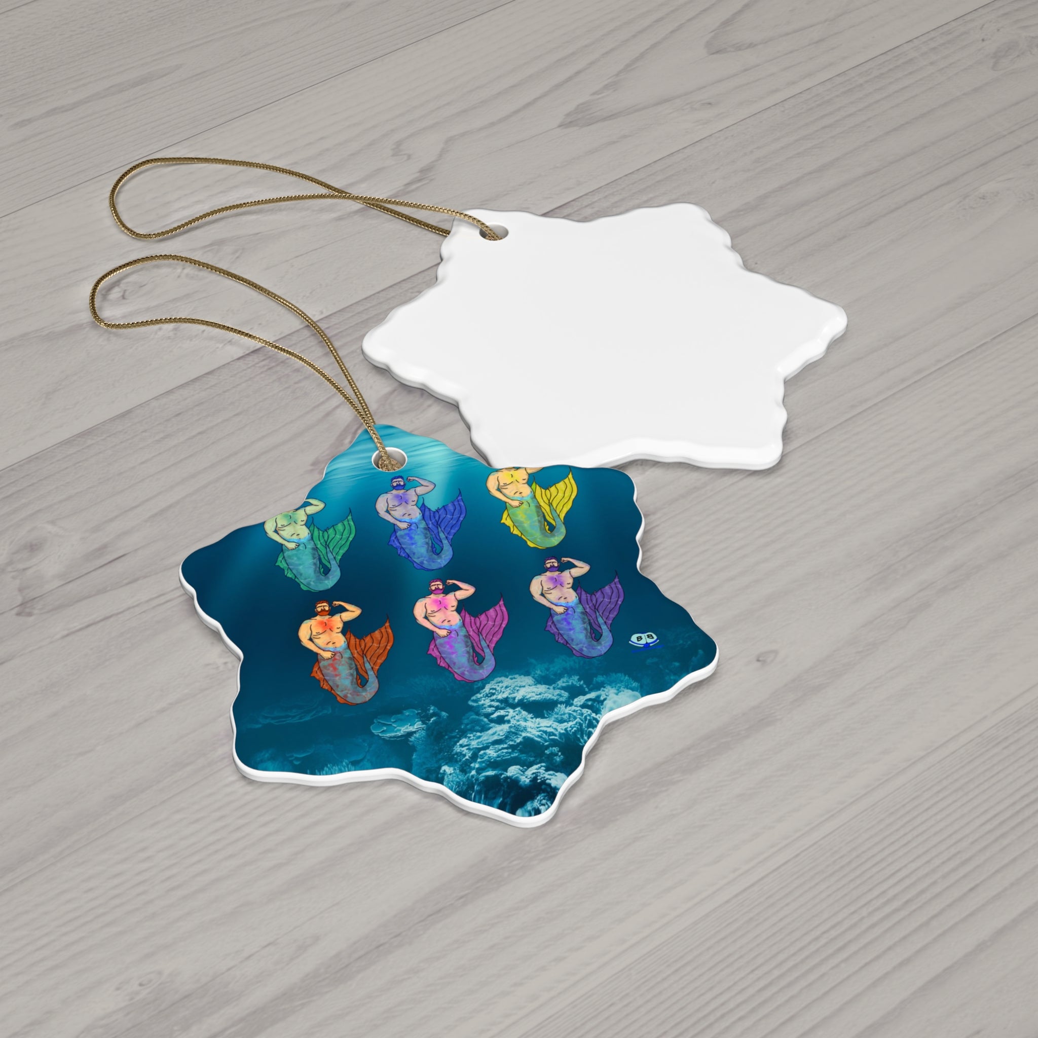 Ceramic Ornament - MerCub Multiple Colors