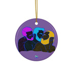 Ceramic Ornament - Throuple Pop Art