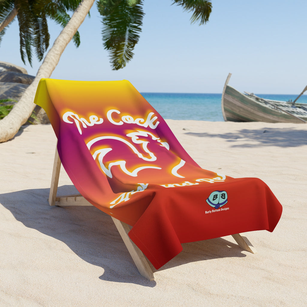 Beach Towel - The Cock Hot and Ready