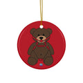 Ceramic Ornament - Gagged Teddy Bear