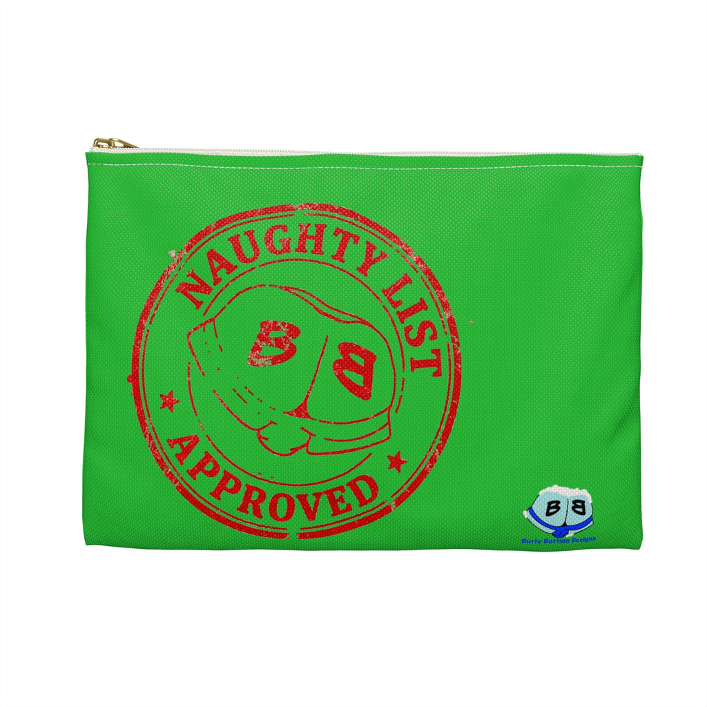 Zipper Gear Pouch - Naughty List Approved