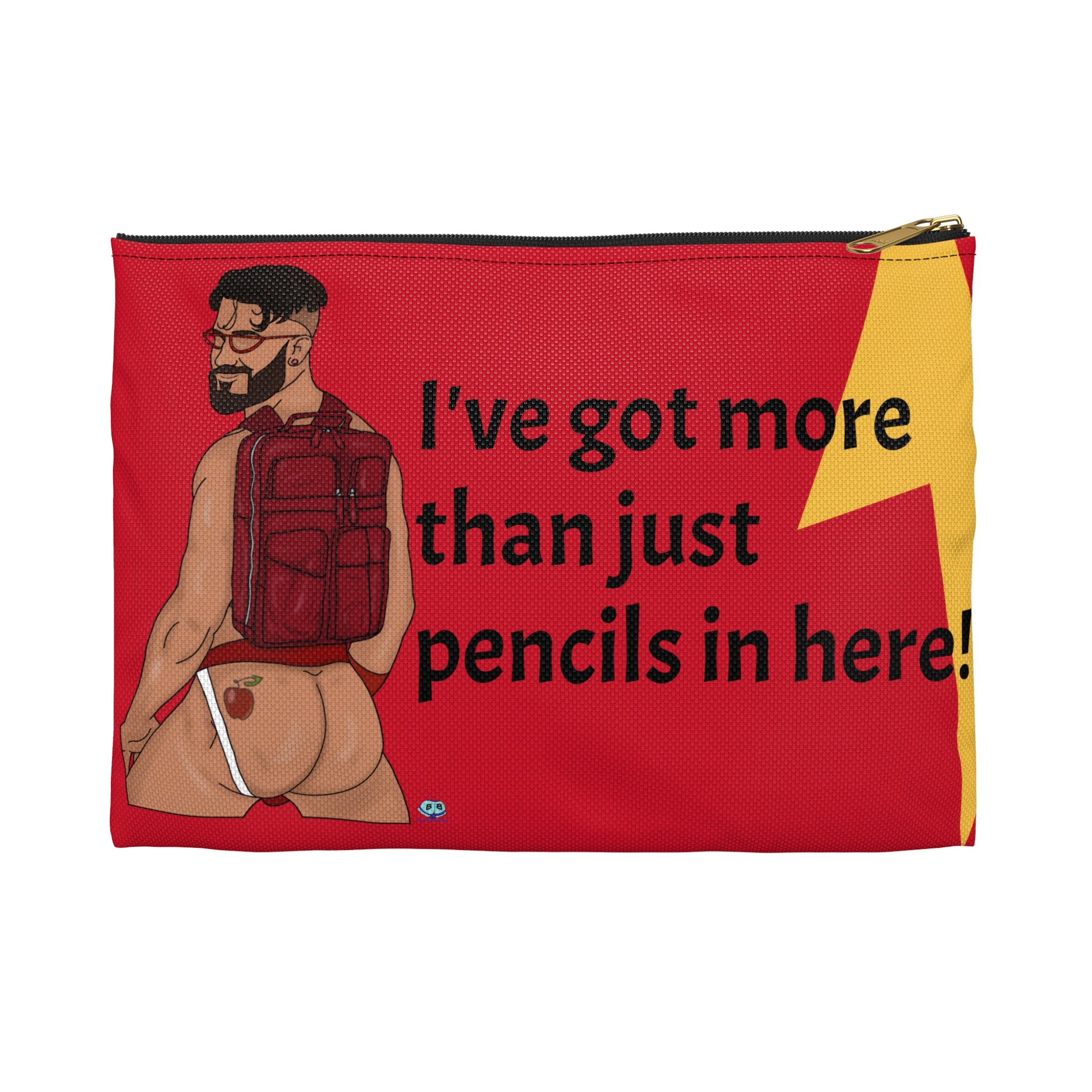 Zipper Gear Pouch - Apple Bottom