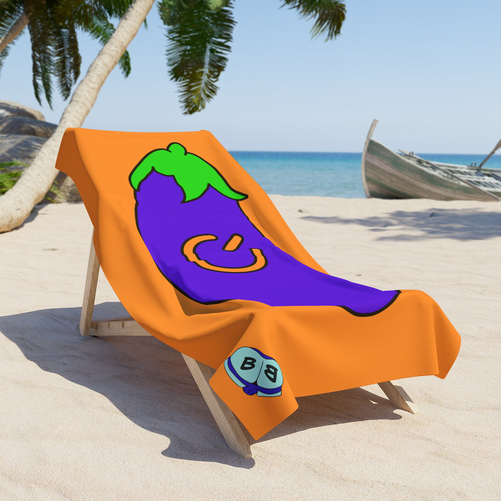 Beach Towel - Power Top / Eggplant