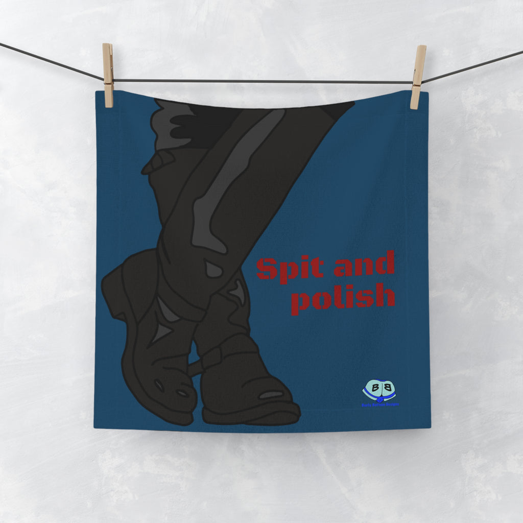 Cum Rag - Black Leather Boots