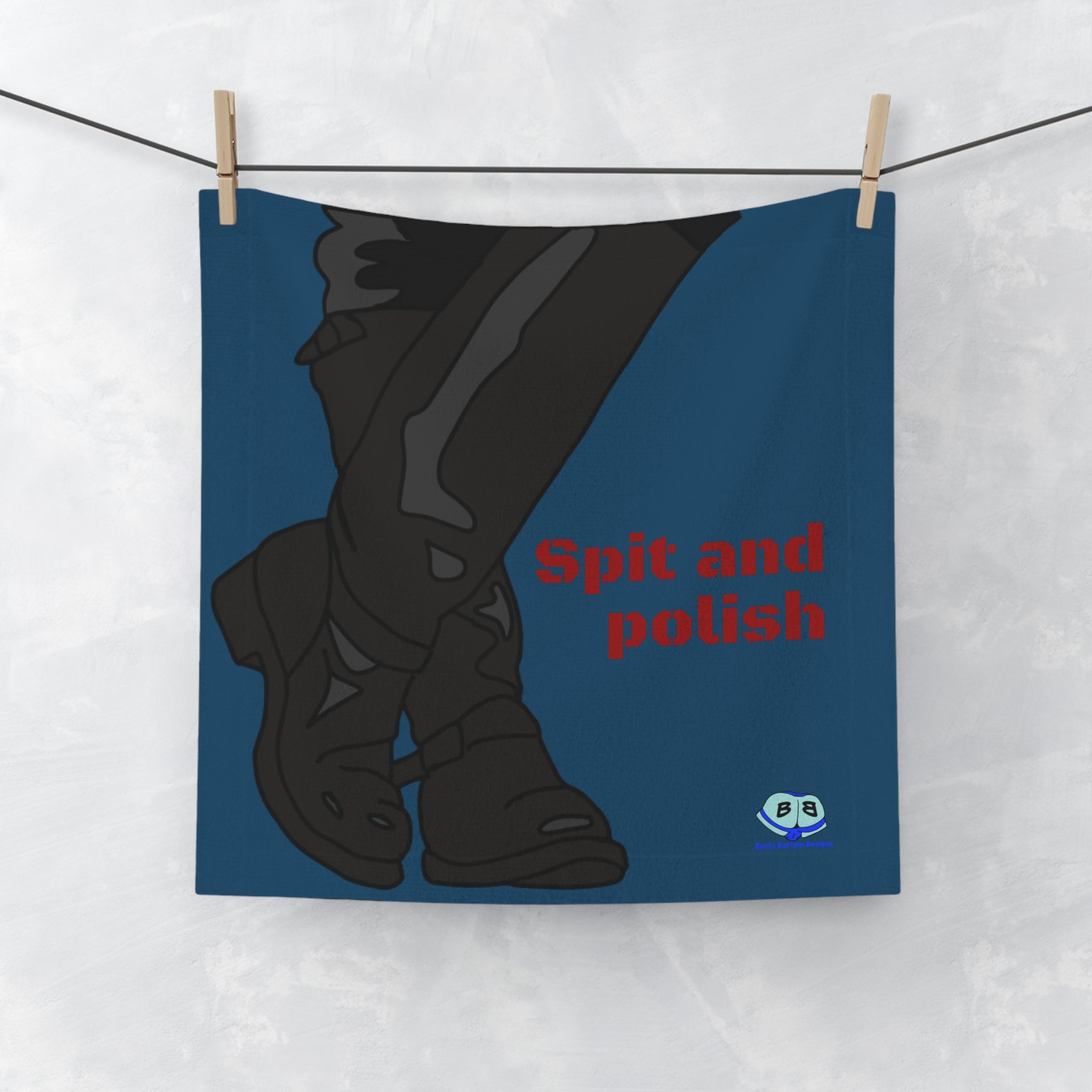 Cum Rag - Black Leather Boots
