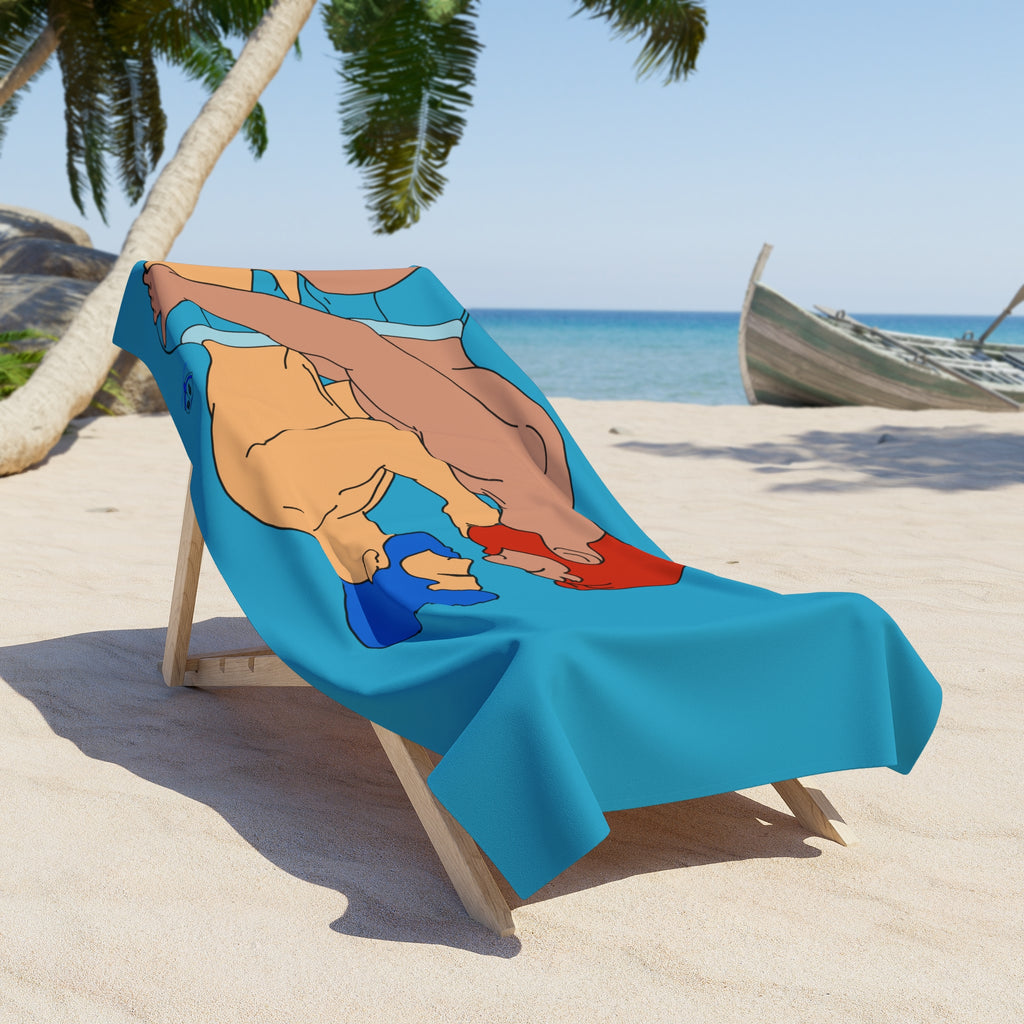 Beach Towel - Brief Kiss
