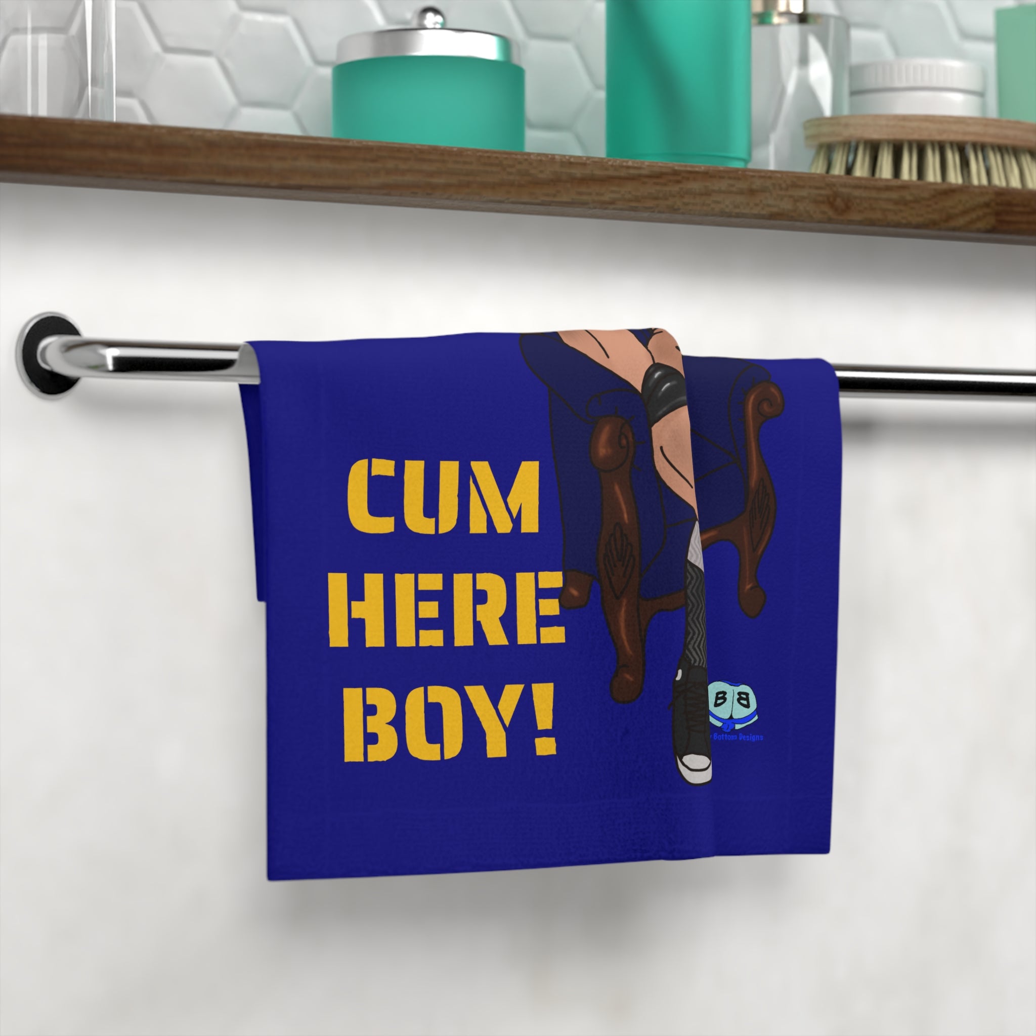 Cum Rag - Leather Chair (Cum Here Boy)
