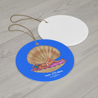 Ceramic Ornament - Clam Bake