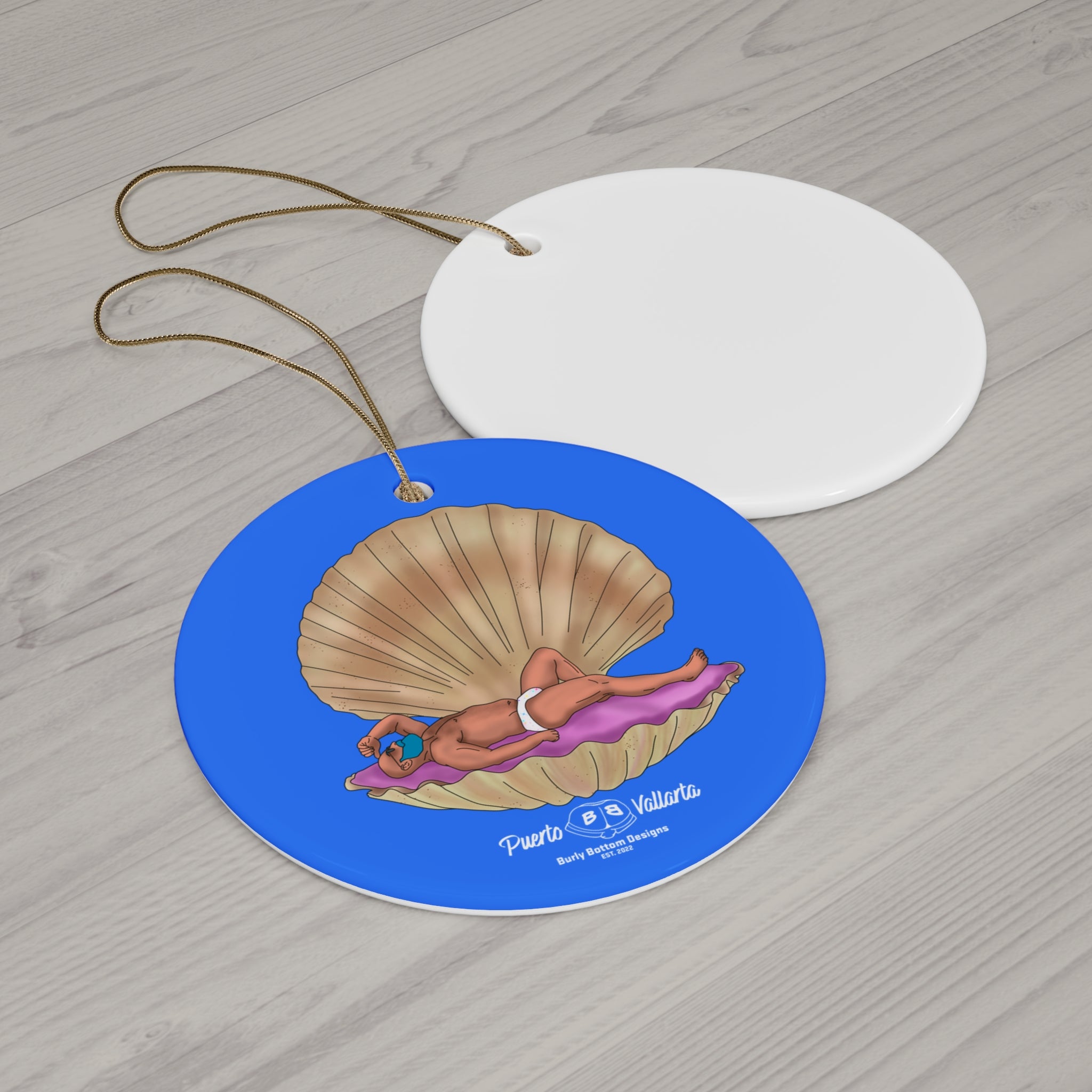 Ceramic Ornament - Clam Bake