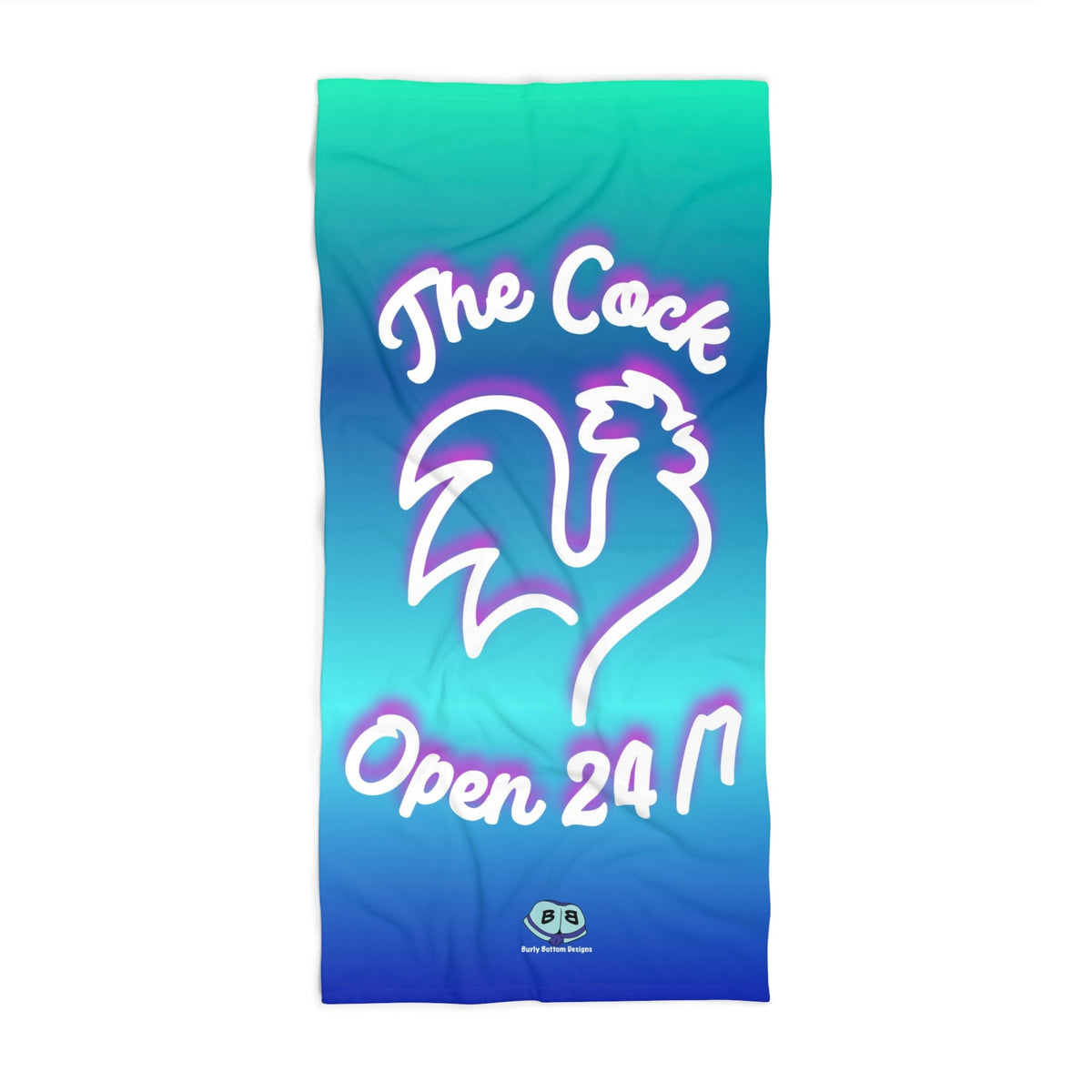 Beach Towel - The Cock Open 24/7