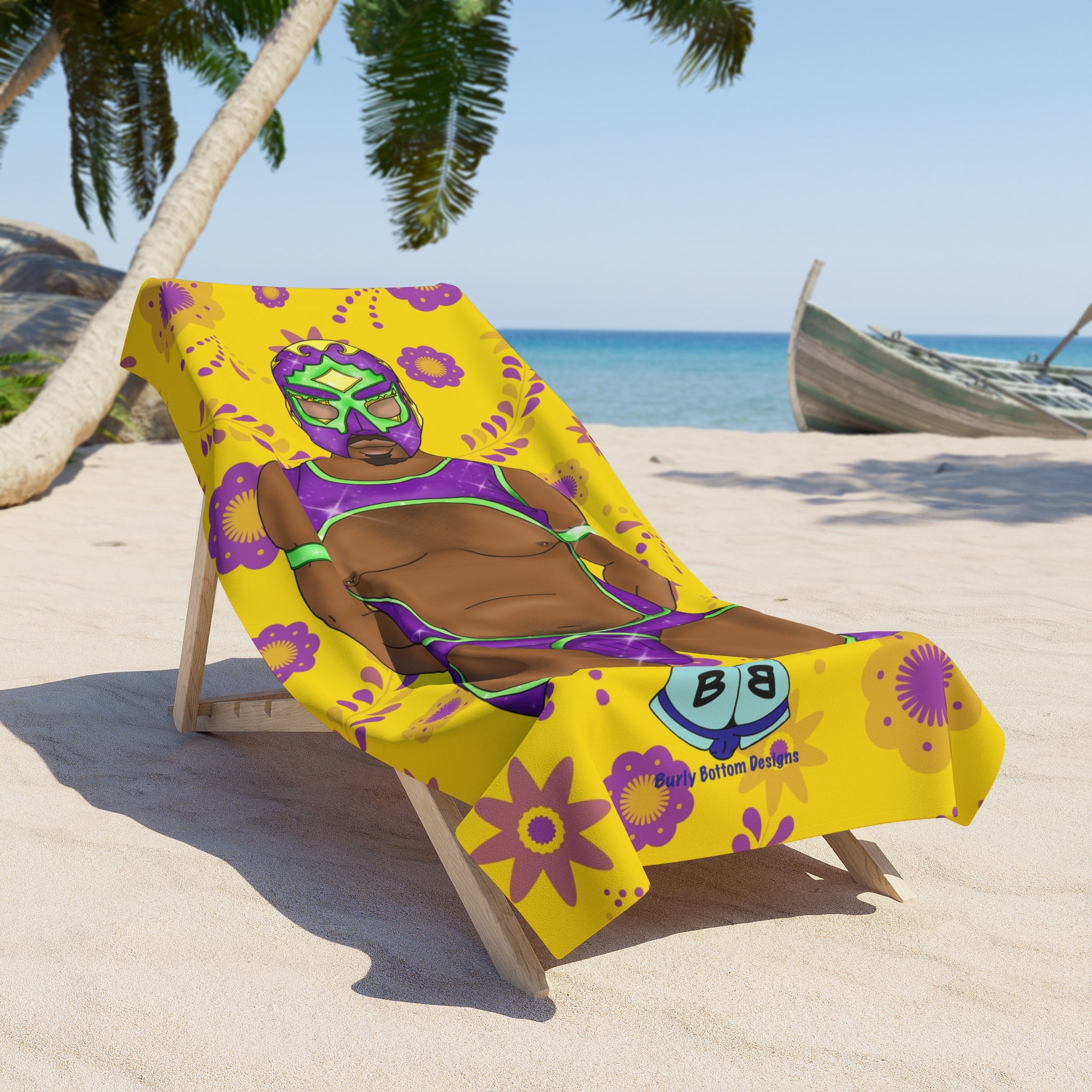 Beach Towel - Luchadorable