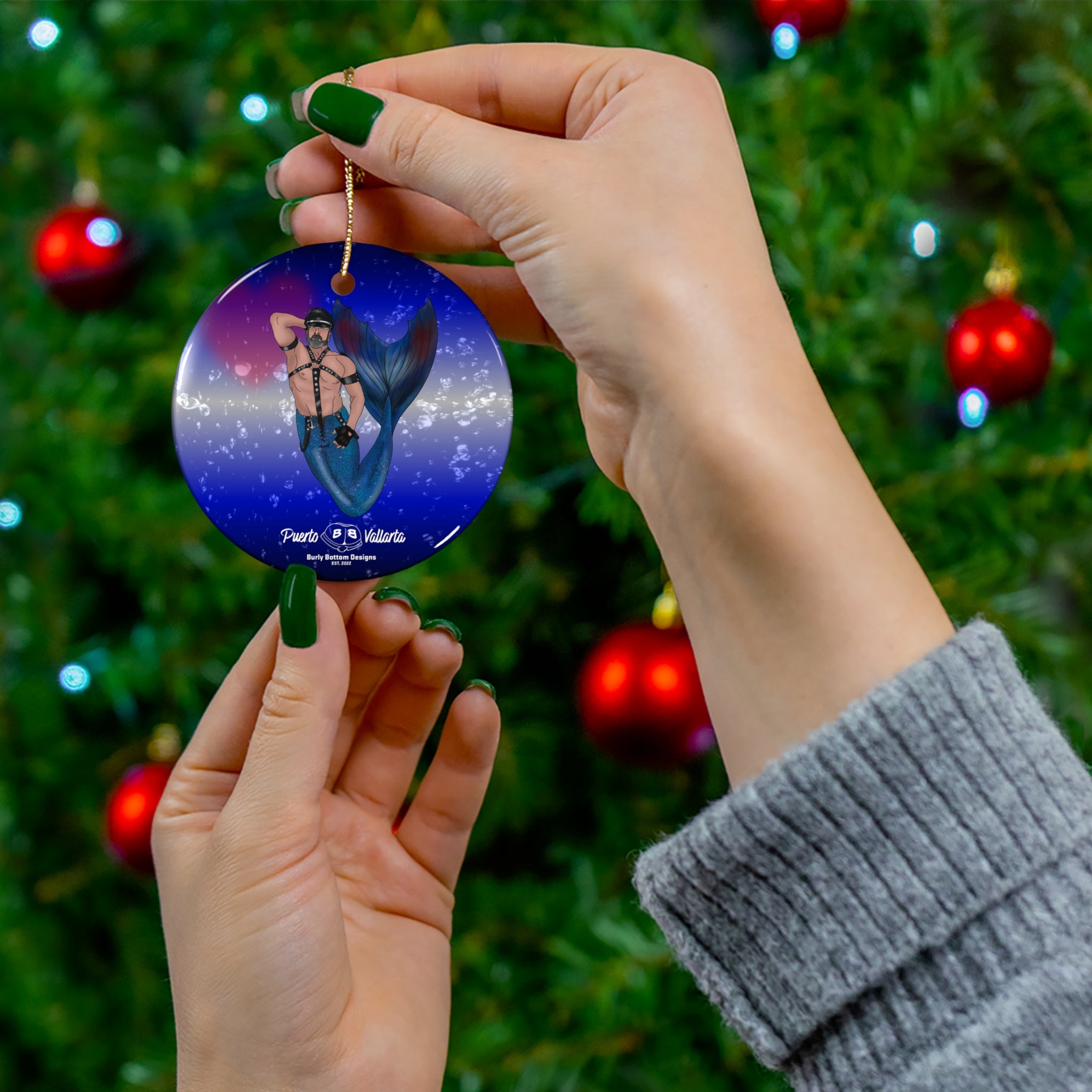 Ceramic Ornament - MerDaddy