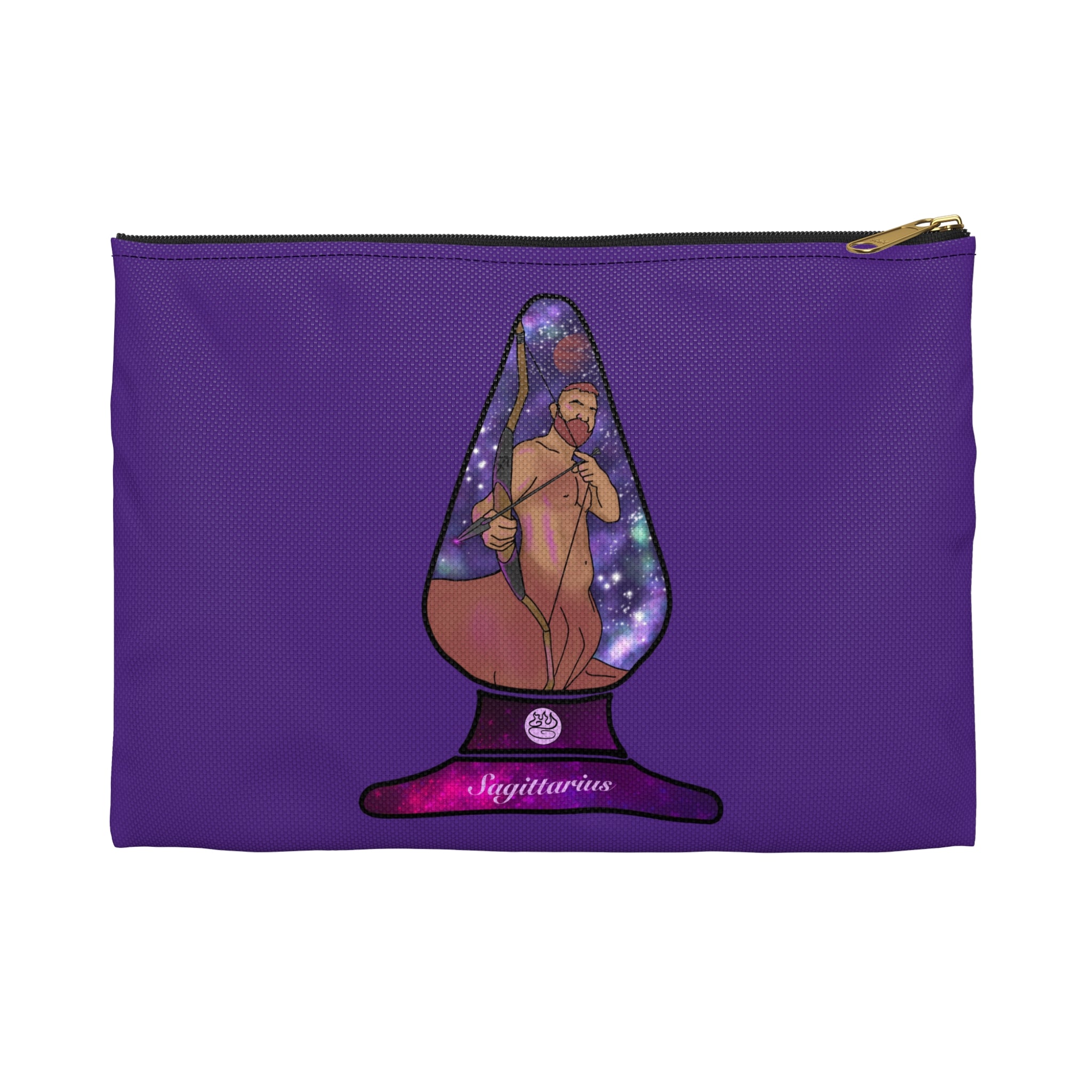 Zipper Gear Pouch - Zodiac Butt Plug: Sagittarius