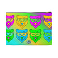 Zipper Gear Pouch - Pop Art Masked Bears